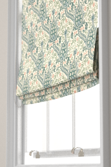 Persian Tulip Blind - Teal - by Morris. Click for more details and a description.