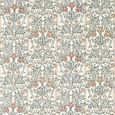 Oak & Blossom Fabric - Thyme / Woad - by Morris