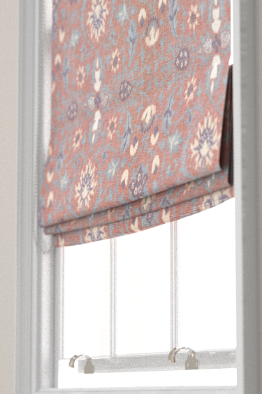 Wilton Warp Print Blind - Madder - by Morris. Click for more details and a description.