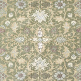 Wilton Warp Print Fabric - Forest - by Morris