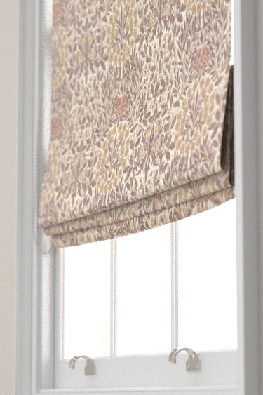 Daisy & Oak Warp Print Blind - Chestnut / Primrose - by Morris. Click for more details and a description.