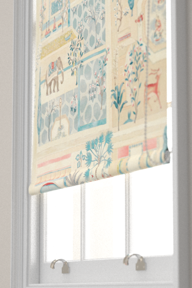 Sultan's Garden Blind - Ruby / Teal - by Sanderson. Click for more details and a description.