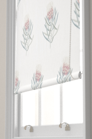 Protea Flower Blind - Porcelain / Orchid - by Sanderson. Click for more details and a description.