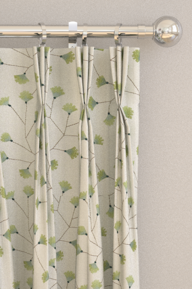 Gingko Trail Curtains - Winter Rocket - by Sanderson. Click for more details and a description.