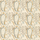 Jamila Fabric - Wedgwood / Linen - by Sanderson