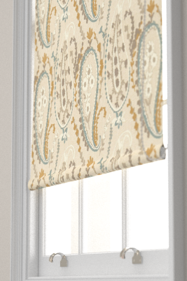 Jamila Blind - Wedgwood / Linen - by Sanderson. Click for more details and a description.