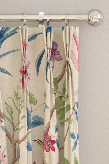 Rideaux Clementine - Indienne - Sanderson. Cliquez pour en savoir plus et lire la description.