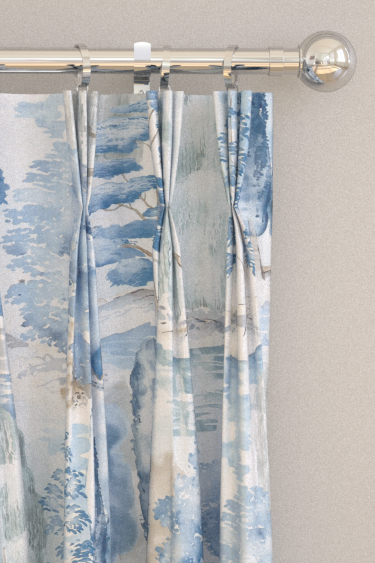 Rideaux Waterperry - Indigo - Sanderson. Cliquez pour en savoir plus et lire la description.
