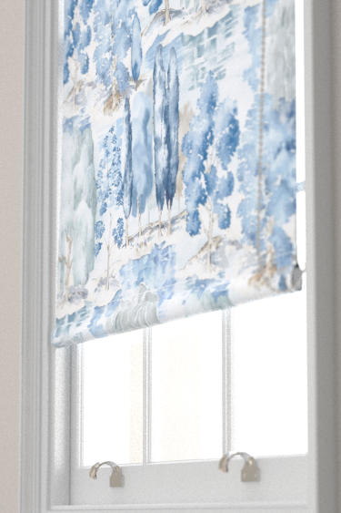 Waterperry Blind - Indigo - by Sanderson. Click for more details and a description.