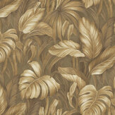 Palm Leaves Wallpaper - Bronze - by Today Interiors