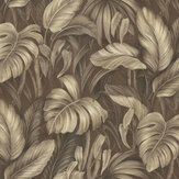 Palm Leaves Wallpaper - Charcoal - by Today Interiors
