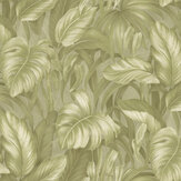 Palm Leaves Wallpaper - Green - by Today Interiors