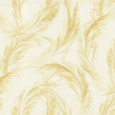 Feather Grass Wallpaper - Yellow - by Today Interiors