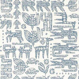 Twycross Fabric - Mist - by Scion