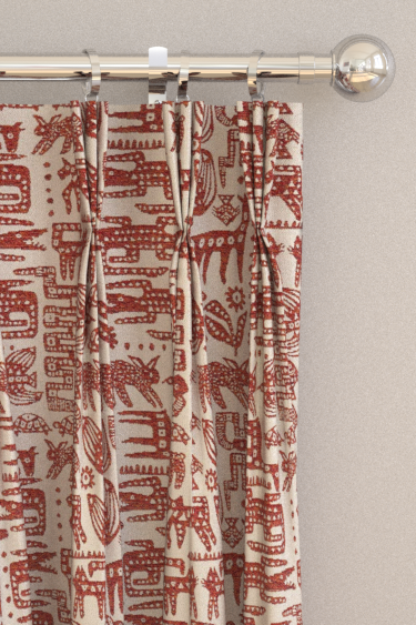 Twycross Curtains - Brick  - by Scion. Click for more details and a description.