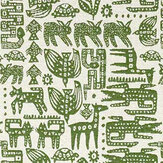 Twycross Fabric - Pine - by Scion