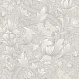 Merton Wallpaper - Light Grey - by Today Interiors