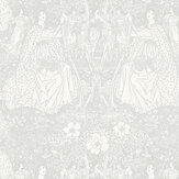 May Wallpaper - Light Grey - by Today Interiors