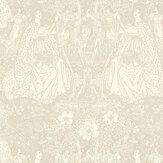 May Wallpaper - Beige - by Today Interiors