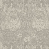 May Wallpaper - Taupe - by Today Interiors
