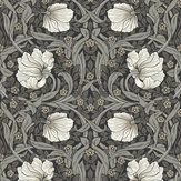Pimpernel Wallpaper - Charcoal - by Today Interiors
