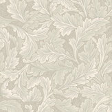 Leaf Wallpaper - Light Grey - by Today Interiors