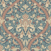 Kelmscott Wallpaper - Blue - by Today Interiors