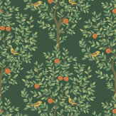 Tree Of Life Wallpaper - Forest Green - by Today Interiors