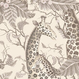 Papier peint Royal Giraffe - Galet - Cole & Son