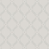 Landford Paintable Wallpaper - White - by Laura Ashley