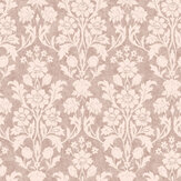 Semington Silhouette Wallpaper - Plaster Pink - by Laura Ashley