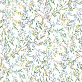 Brayton Leaves Wallpaper - Fresh Green - by Laura Ashley