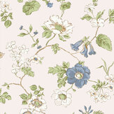 Pennywell Grove Wallpaper - Chalk Blue - by Laura Ashley