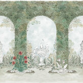Alcazar Mural - Celadon - by Coordonne