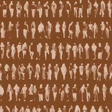 Executives Wallpaper - Brick - by Tres Tintas