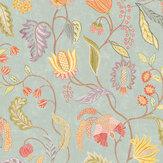 Papier peint Masino - Aqua - Osborne & Little