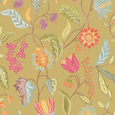 Masino Wallpaper - Metallic Gold - by Osborne & Little