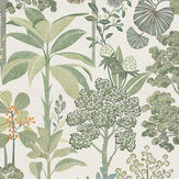 Papier peint Arboreta - Ivoire / sauge - Osborne & Little