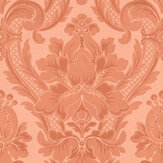 Venetian Damask Wallpaper - Peach - by Coordonne