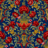 Aranjuez Damask Wallpaper - Vermilion - by Coordonne
