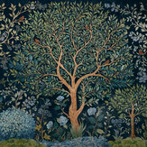 Varanasi Tree Mural - Onyx - by Coordonne
