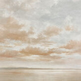 Cumulus Clouds Mural - Stone - by Coordonne