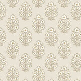 Sibylla Wallpaper - Yellow - by Boråstapeter