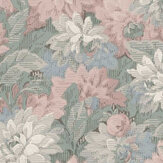 Delilah Wallpaper - Pastel - by Boråstapeter