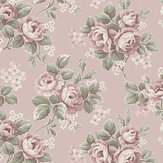 Helena Wallpaper - Pink - by Boråstapeter