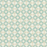 Kite Wallpaper - Duck Egg / Ecru - by Isabelle Boxall