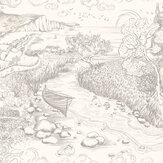 Cuckmere Haven Wallpaper - Flint - by Isabelle Boxall