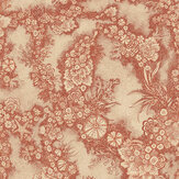 Rockpool Wallpaper - Vermillion - by Isabelle Boxall