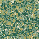 Eddy Wallpaper - Apple / Pine - by Isabelle Boxall