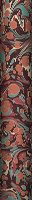 Eddy Wallpaper - Cherry / Cerulean - by Isabelle Boxall